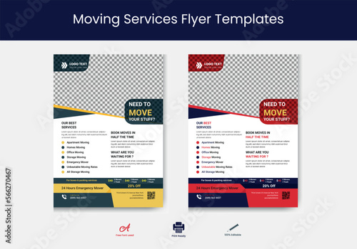 Moving Services Flyer Templates