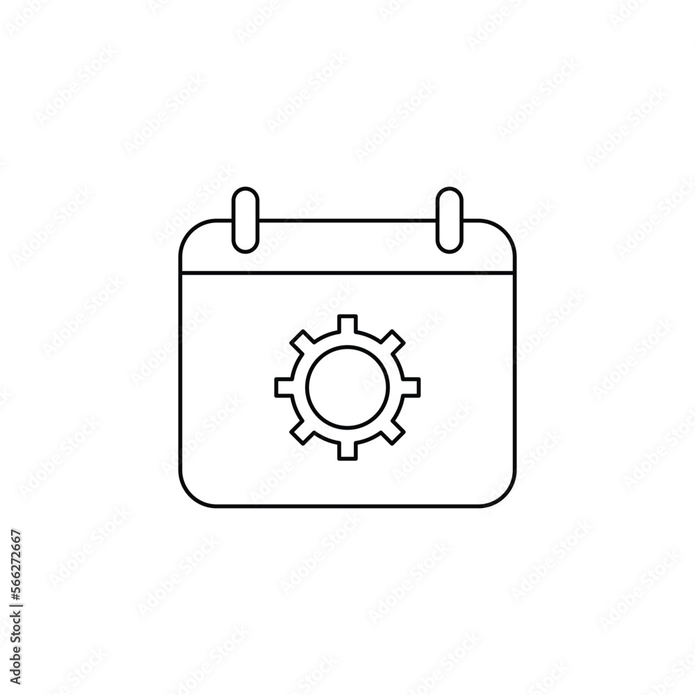 calendar icon. outline icon calendar icon. outline icon