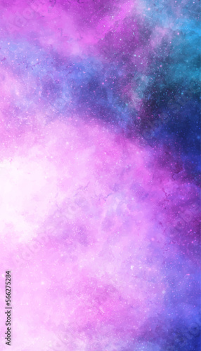 space background with pink and dark blue spots
