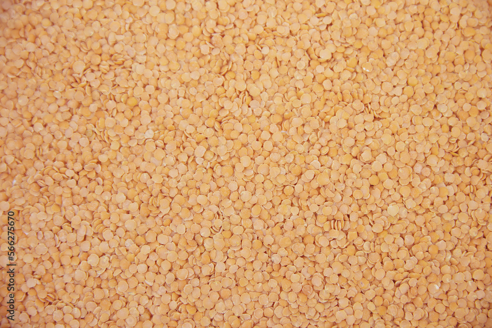 Red lentils background and texture Red lentils background and texture