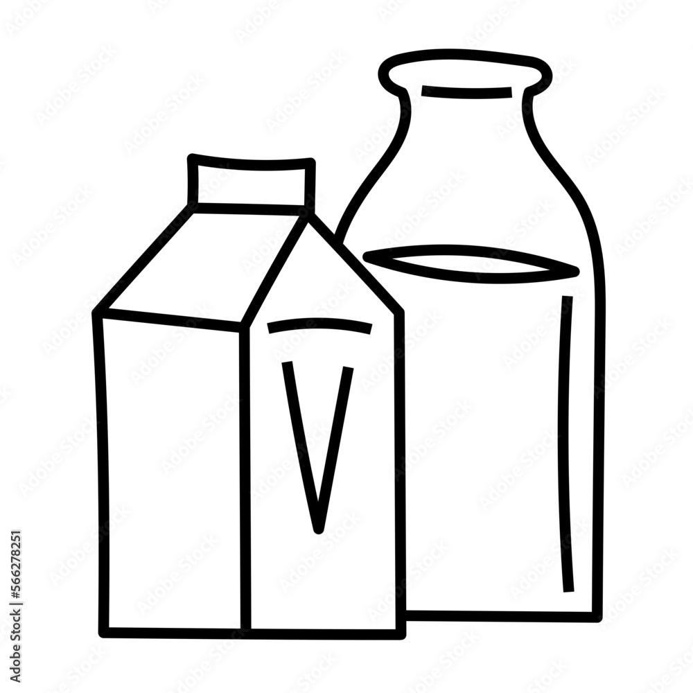 DAIRY PRODUCTS line icon DAIRY PRODUCTS line icon