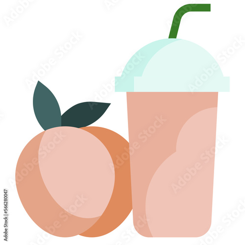 PEACH flat icon