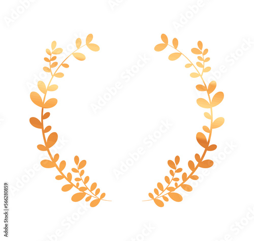 golden laurel emblem
