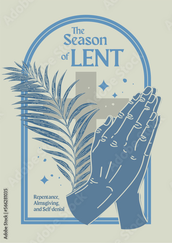 Lent Season, Holy Week and Good Friday Concepts