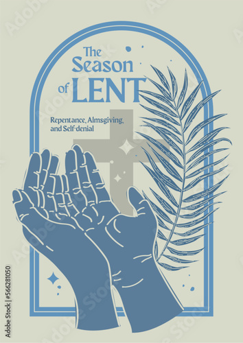 Lent Season, Holy Week and Good Friday Concepts