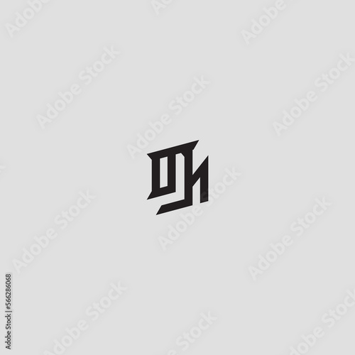 OH simple initial esport concept logo design ideas for inspirations