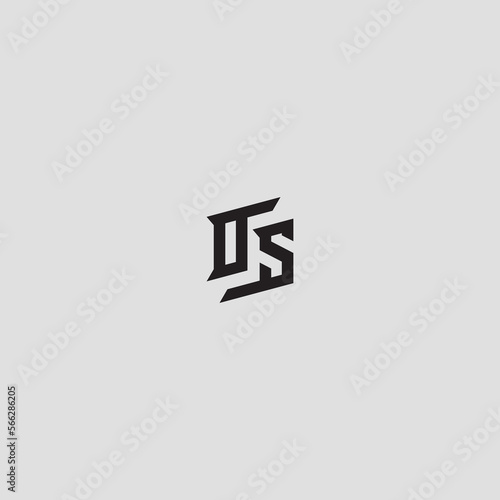 OS simple initial esport concept logo design ideas for inspirations
