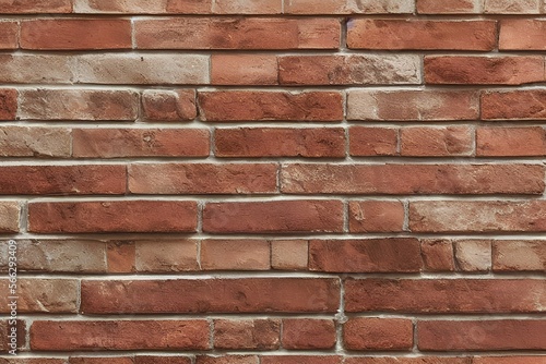 Textured Brick Wall with Balanced Lighting