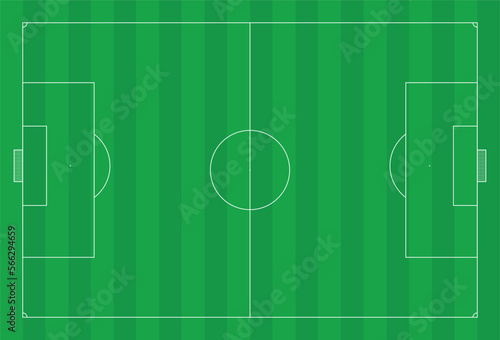 Football field vector design - can be used as wallpaper, background, banner, poster etc.