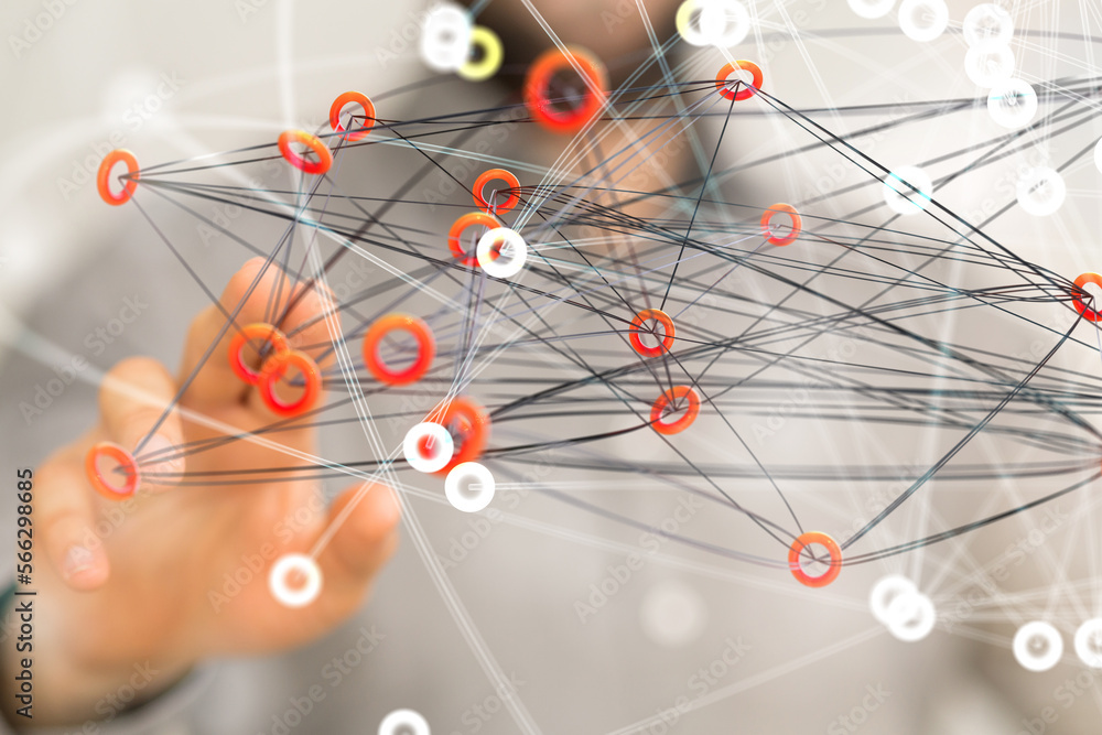 conference Digital Network and data concept 3d - 3D digital conference Digital Network and data concept 3d - 3D digital