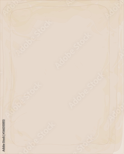Old book sheet template having vintage paper style
