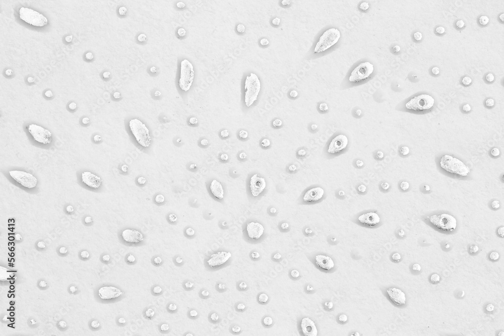 Gray splatter drops and swirl background