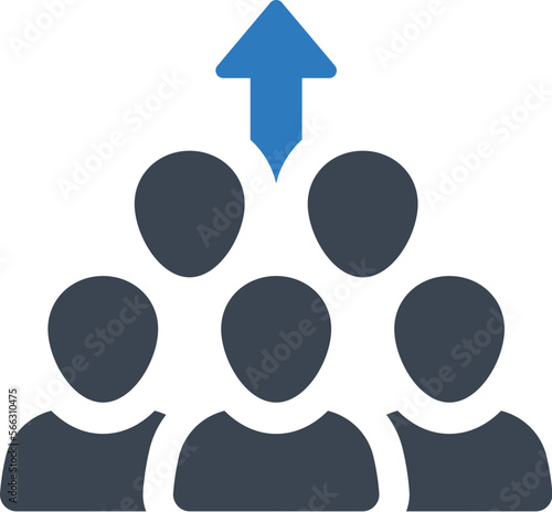 Population increase icon