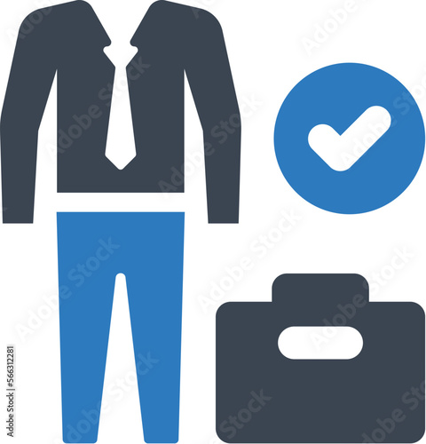 Office outfit icon