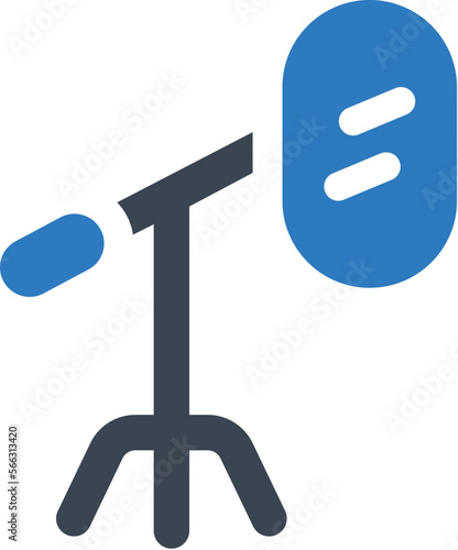 Studio reflector icon