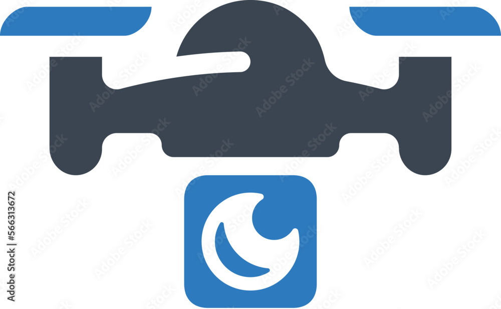 Drone camera icon Drone camera icon