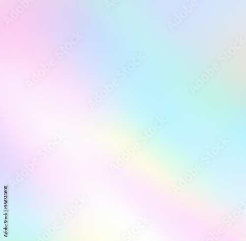 Abstract colorful holographic gradient neon illustration background. Pastel rainbow unicorn background. Edited Generative AI.