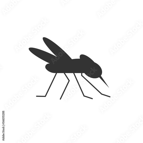 Mosquito icon. Bite animal vector ilustration. © Захар Филипчук