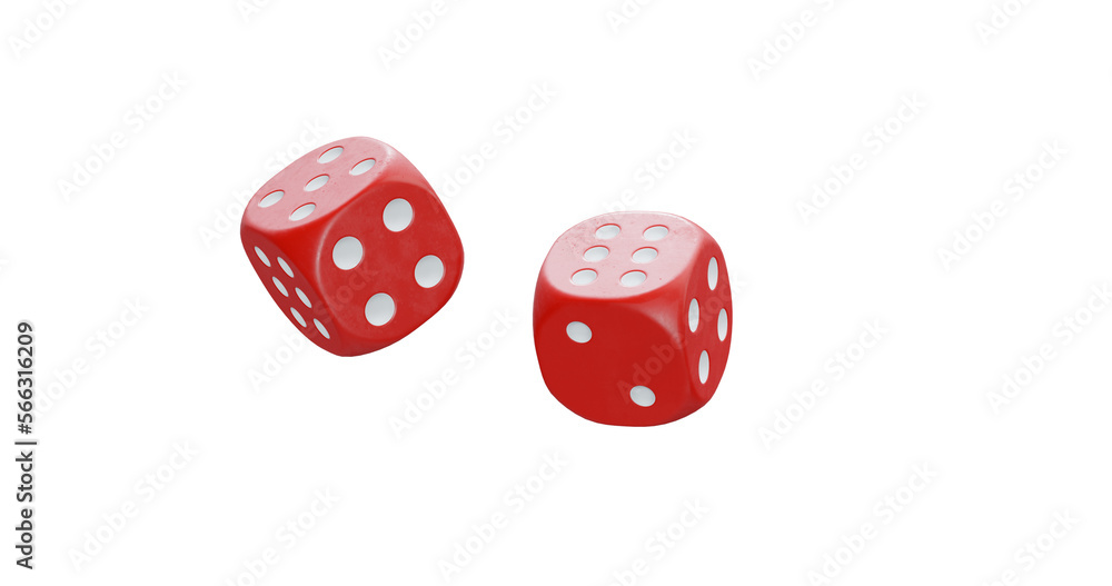3d render of isolated dice for casino or gambling concept, transparent background in png format. 3d render of isolated dice for casino or gambling concept, transparent background in png format.