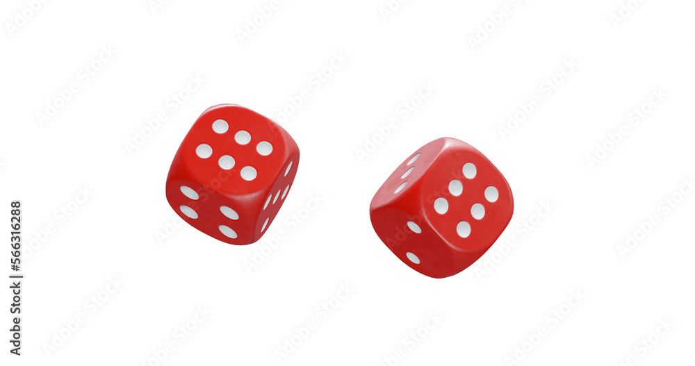 3d render of isolated dice for casino or gambling concept, transparent background in png format. 3d render of isolated dice for casino or gambling concept, transparent background in png format.