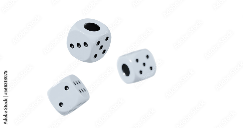 3d render of isolated dice for casino or gambling concept, transparent background in png format. 3d render of isolated dice for casino or gambling concept, transparent background in png format.