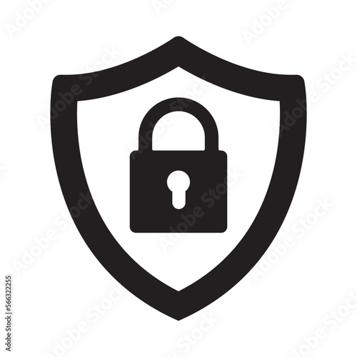 Shield security icon vector
