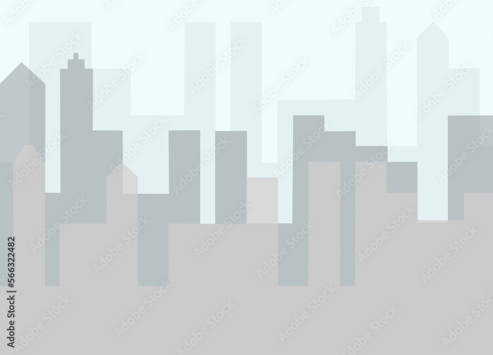 Obraz premium abstract city skyline