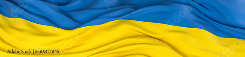 Ukrainian flag background. photo