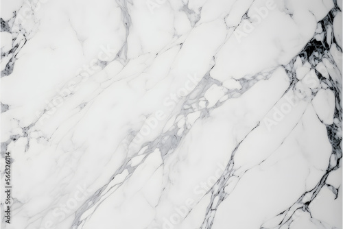 Plain white grey smooth marble background made with Generative AI technology  