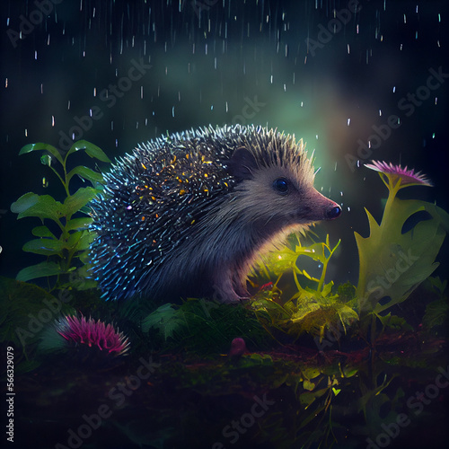 Hedgehog, created with Generative AI technology. © Janis Smits