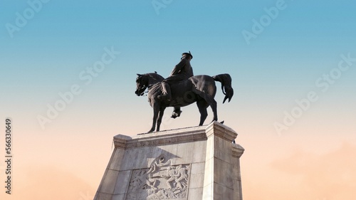 Foto Atatürk statue, ulus square, ankara