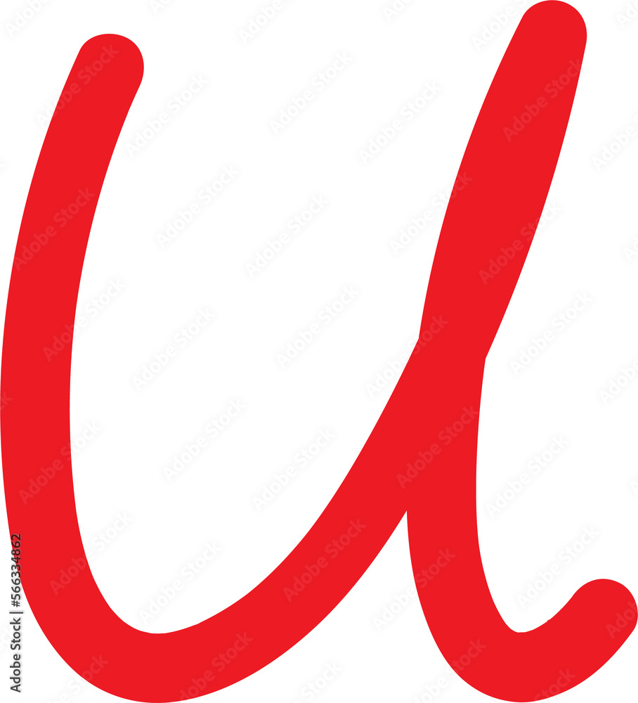 Alphabet Letter U Cursive Writing Stock Illustration Adobe Stock Alphabet Letter U Cursive Writing Stock Illustration Adobe Stock