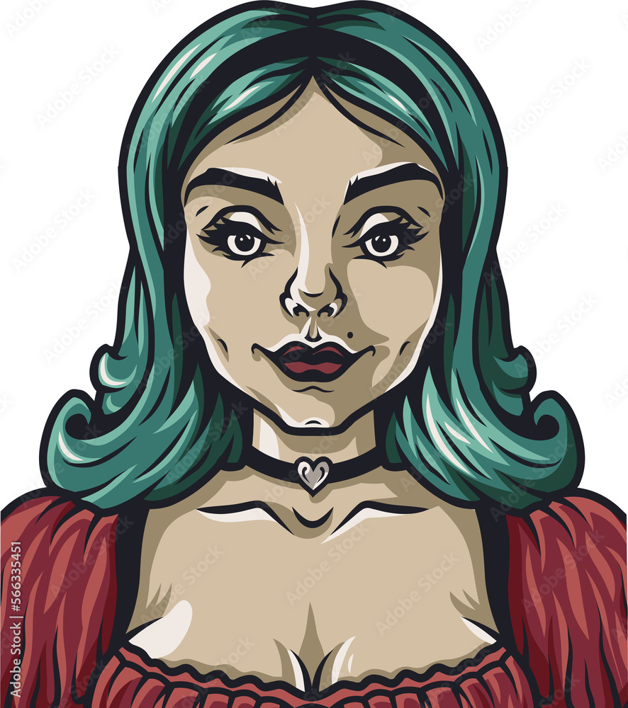 Girl with two pints of fresh beer logo emblem bar menu Girl with two pints of fresh beer logo emblem bar menu