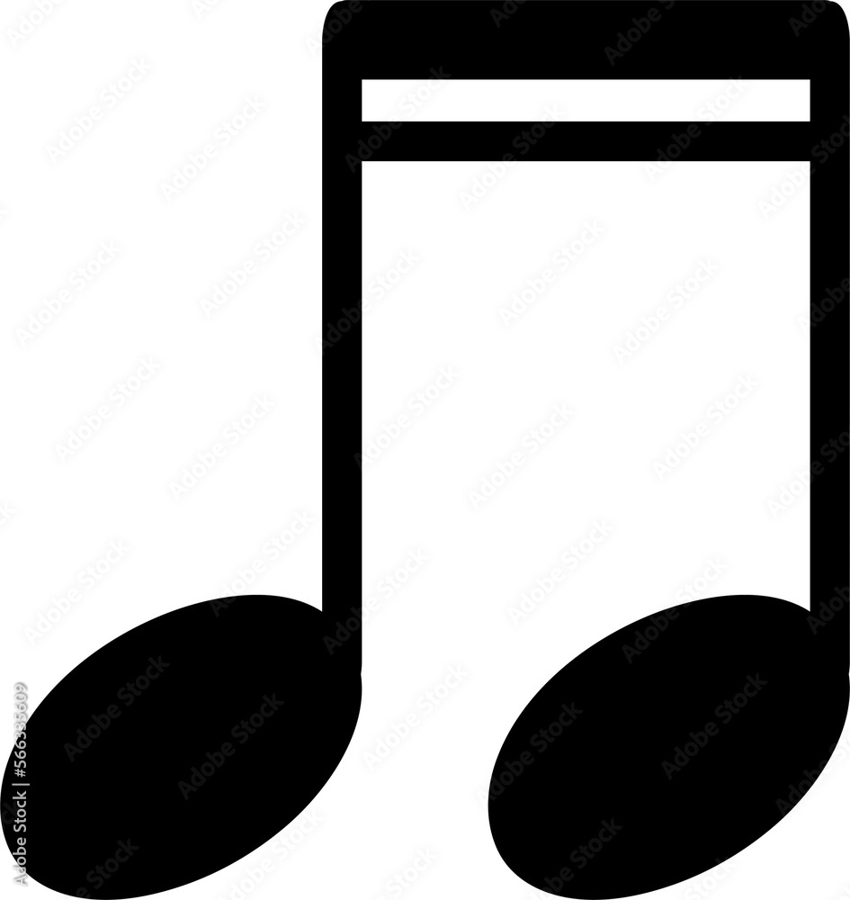 Sixteenth Notes With Bar Beamed Musical Note Vector Icon Sixteenth Notes With Bar Beamed Musical Note Vector Icon