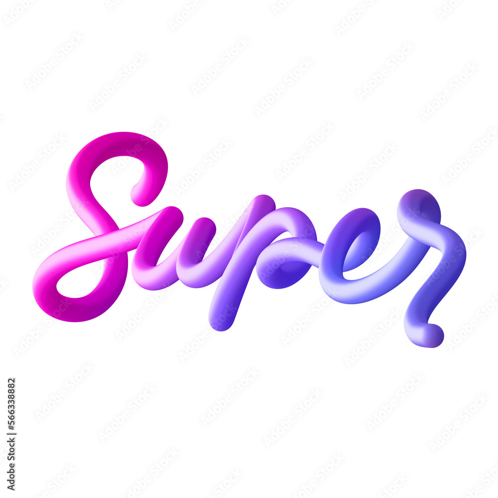 Super 3d text lettering transparent background Super 3d text lettering transparent background