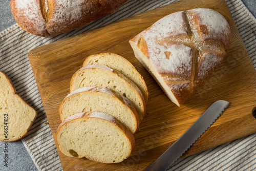 Homemade French White Bread Loaf