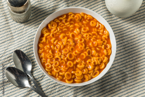 Φωτογραφία Homemade Canned Pasta Spaghetti Rings