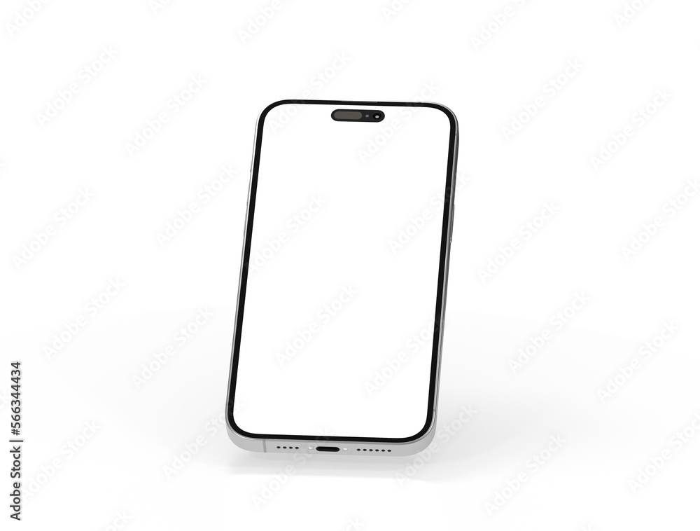 3d render illustration hand holding the white smartphone 3d render illustration hand holding the white smartphone