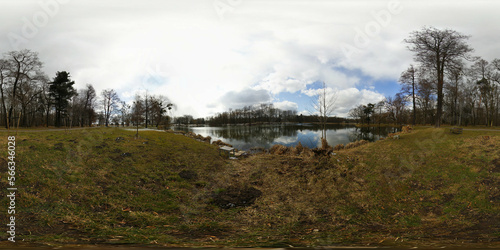 Reflections in the pond Spherical HDRI Panorama © Ruchacz