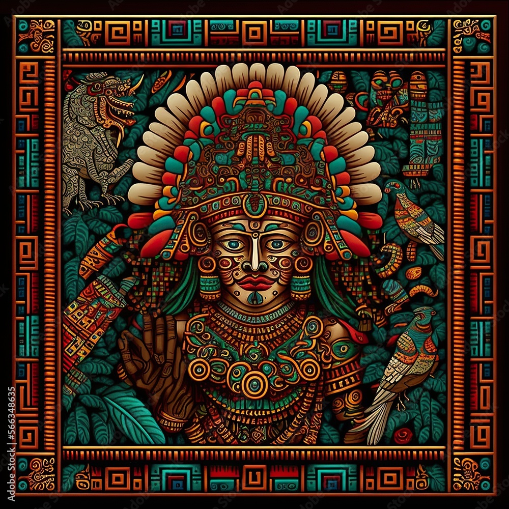 Fototapeta premium balinesian pattern