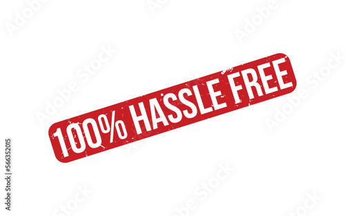 100% Hassle Free Rubber Stamp Seal Vector
