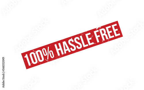 100% Hassle Free Rubber Stamp Seal Vector