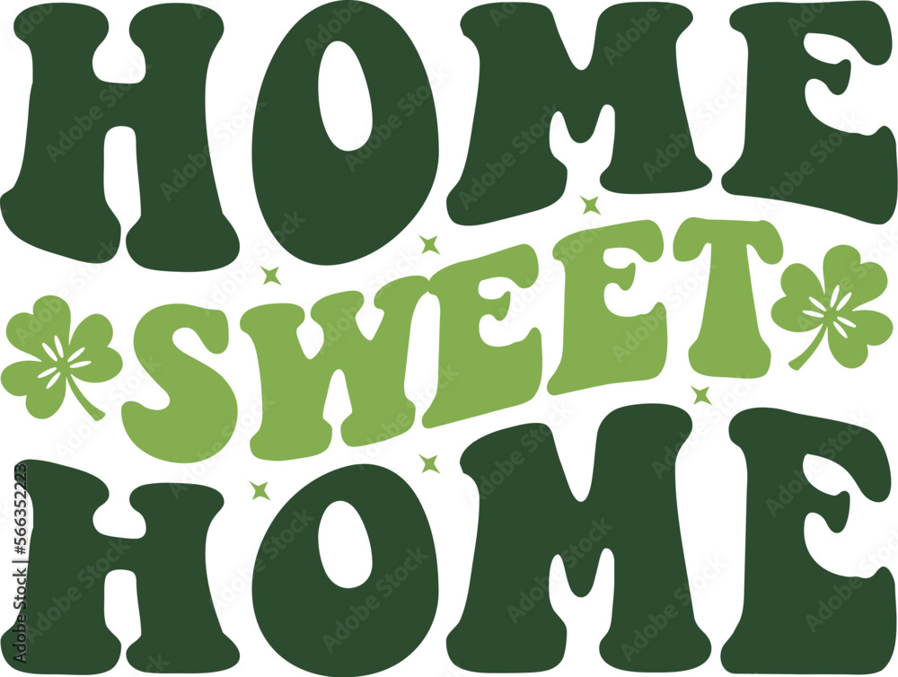 home sweet home RETRO SVG