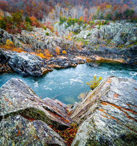 view from autumn hike along Potomac river