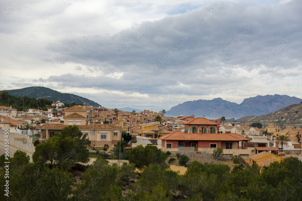 Scenic view of the Spanish city of Bigastro