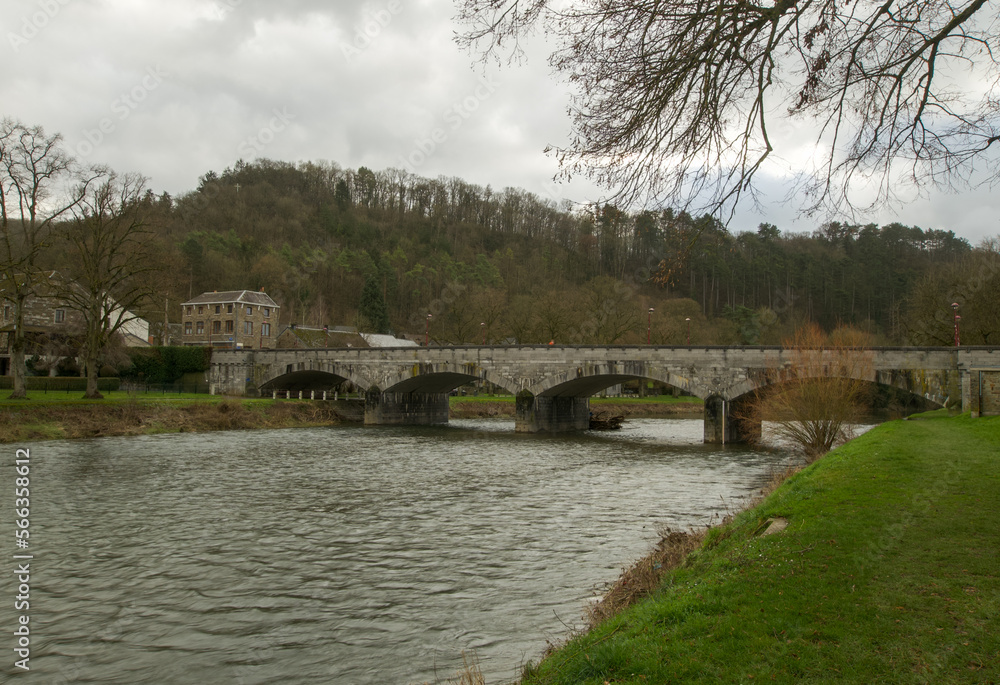 Beautiful view of Hamoir, Belgium