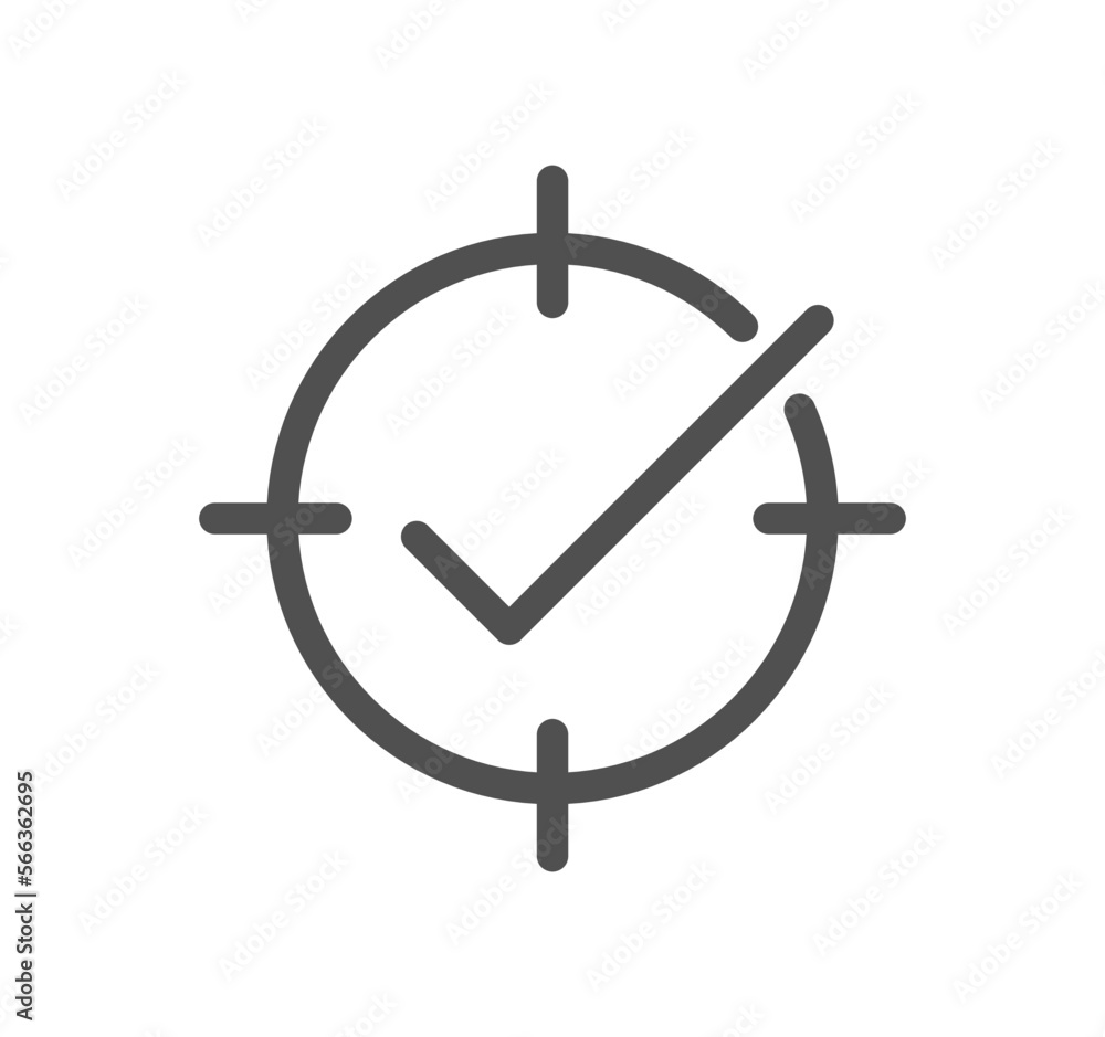 Target and goal related icon outline and linear vector. Target and goal related icon outline and linear vector.