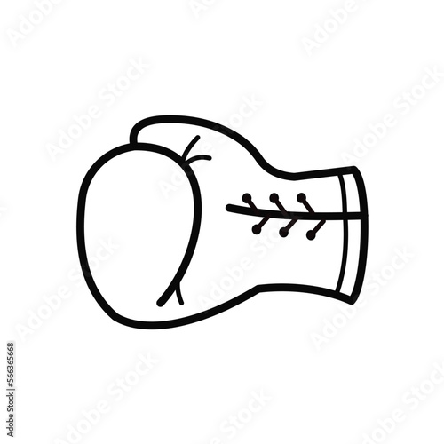 boxing glove - vector icon