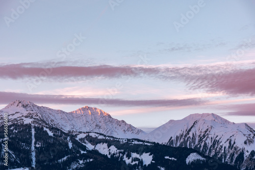 Winter Wonderland: Ehrwald's Sunset Serenity