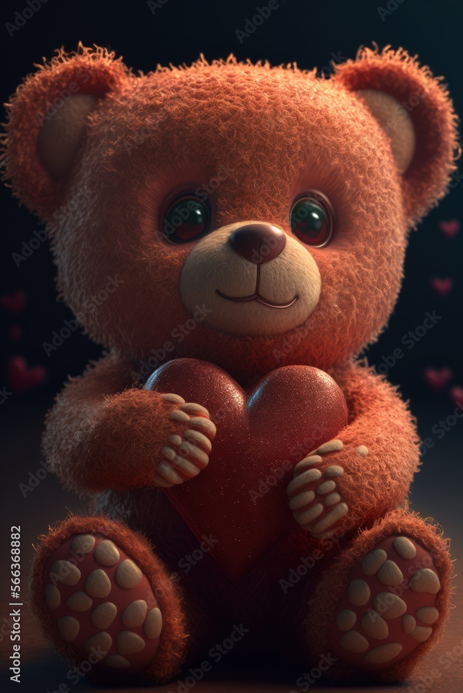 Cute Valentine Teddy Bear Cute Valentine Teddy Bear
